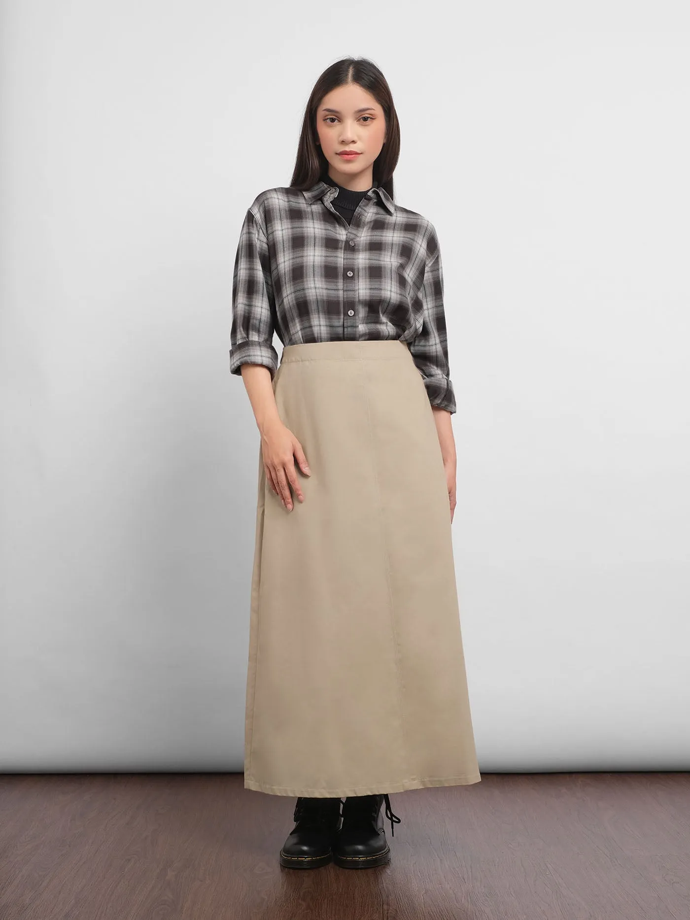 A-Line Skirt | Khaki