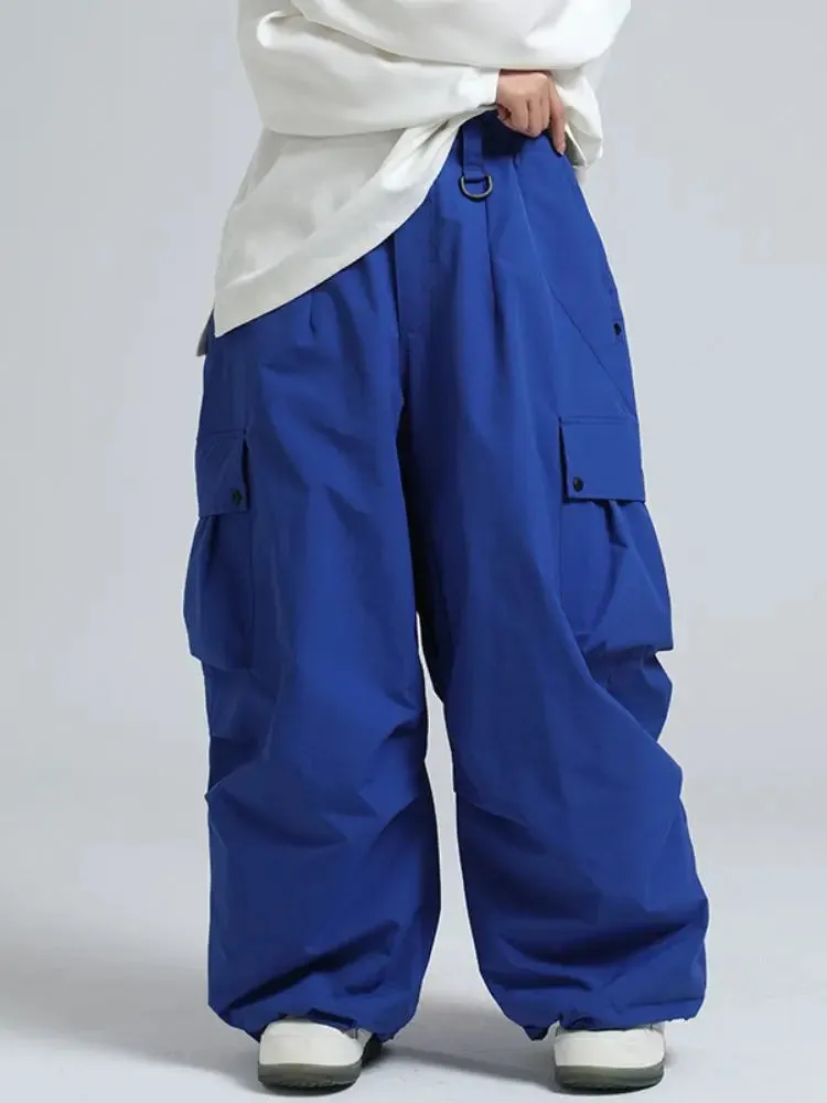 Adult Baggy Cargo Snowboard Pants Oversized Outdoor Pants