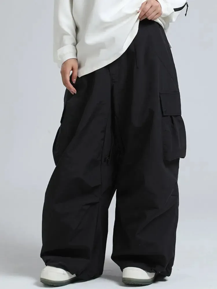 Adult Baggy Cargo Snowboard Pants Oversized Outdoor Pants