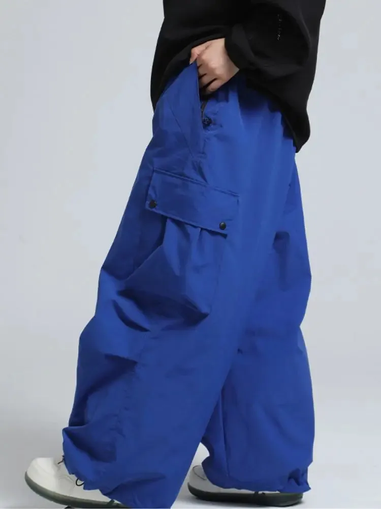 Adult Baggy Cargo Snowboard Pants Oversized Outdoor Pants
