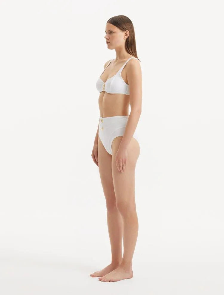 Adva White Bikini Set