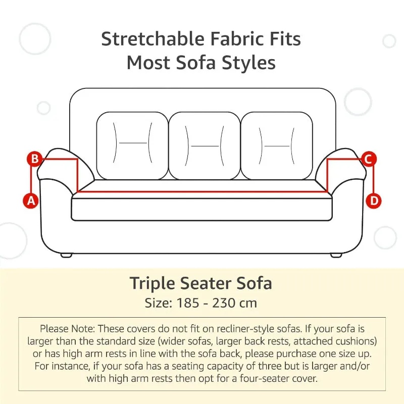 Arto Sofa Cover - Sky Blue