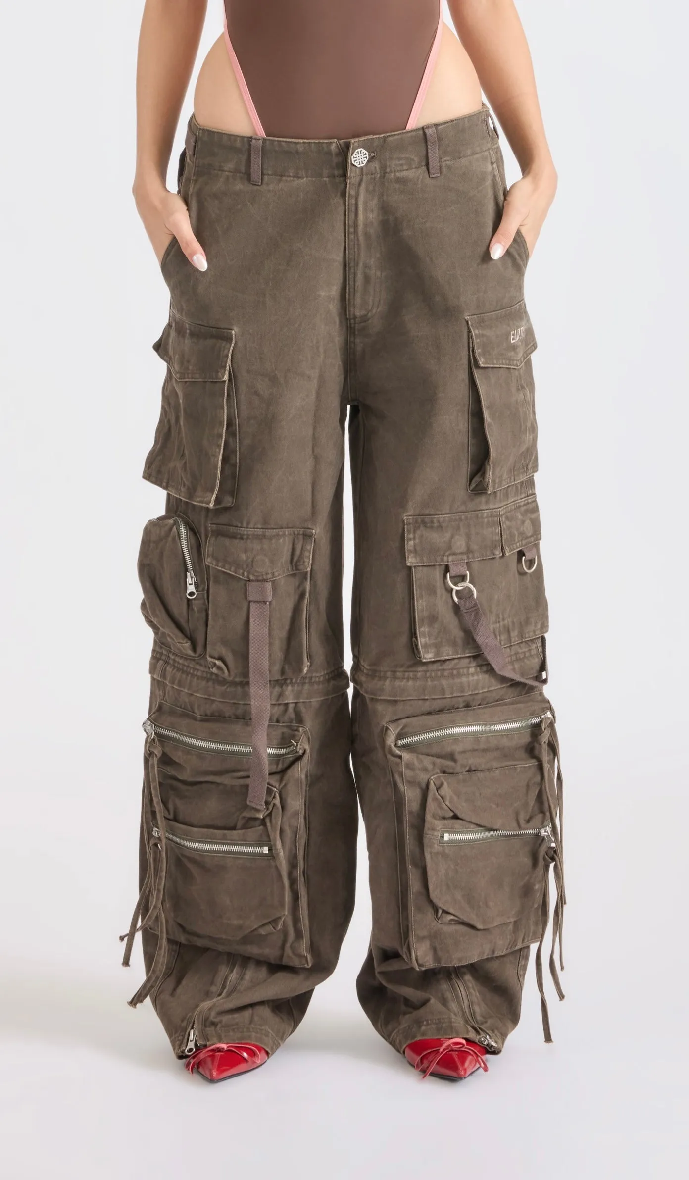 Badblood Alpha 2 Convertible Cargo Trousers Espresso