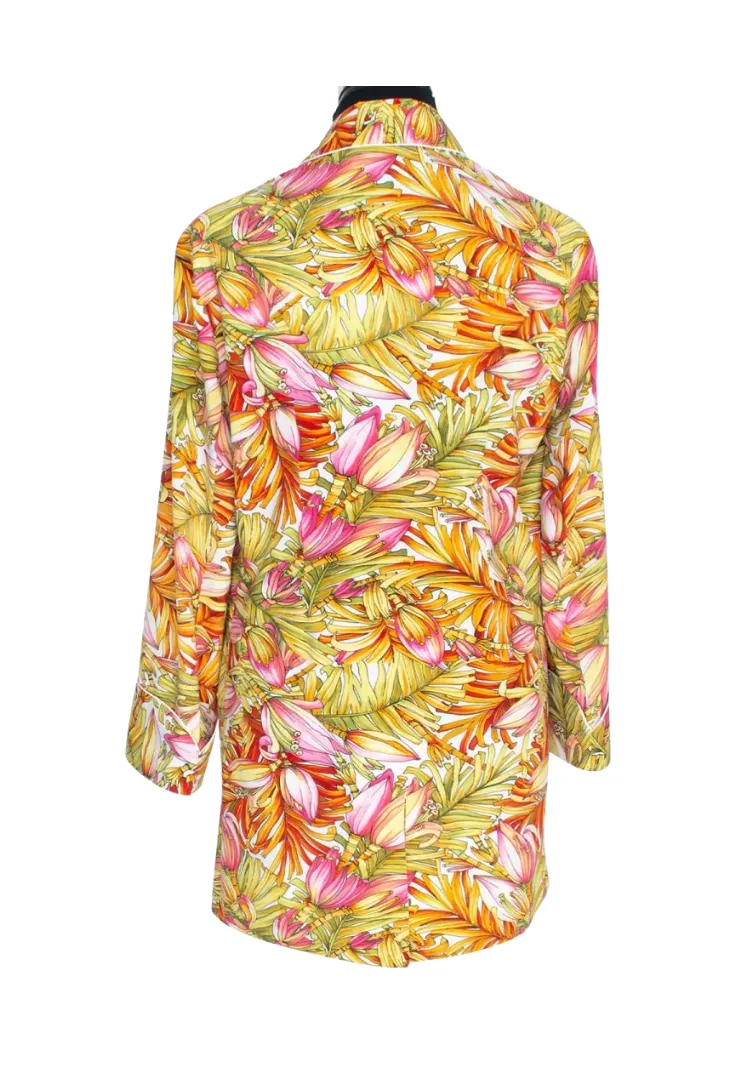 Banana Jungle Blazer w/ Off White Trim