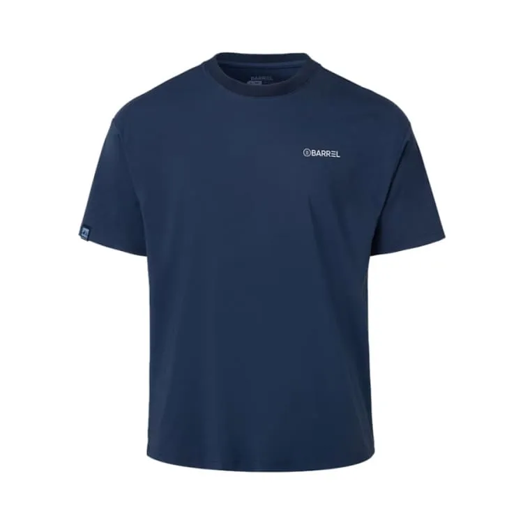 Barrel Men Tropical S/S Rash Guard-NAVY