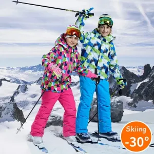 BEARFRIENDS Windproof Warm Unisex Ski Suit - Kids