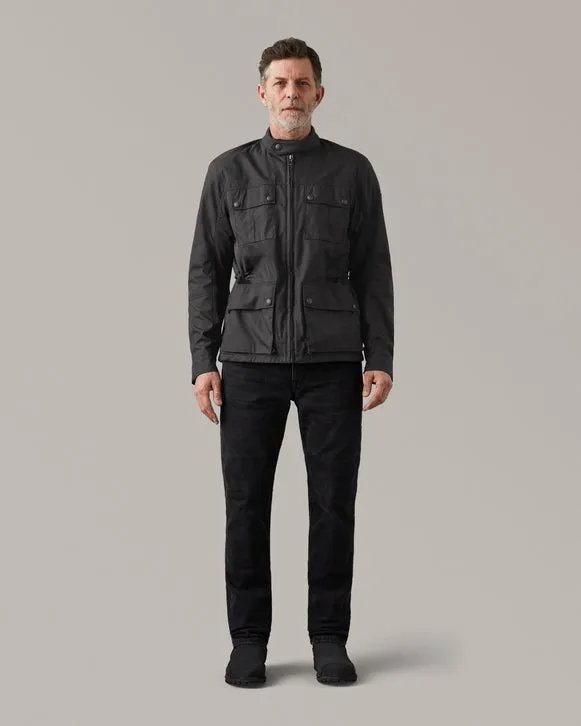 BELSTAFF AIRFLOW MOTORCYCLE JACKET - BLACK