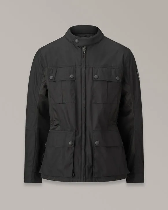 BELSTAFF AIRFLOW MOTORCYCLE JACKET - BLACK