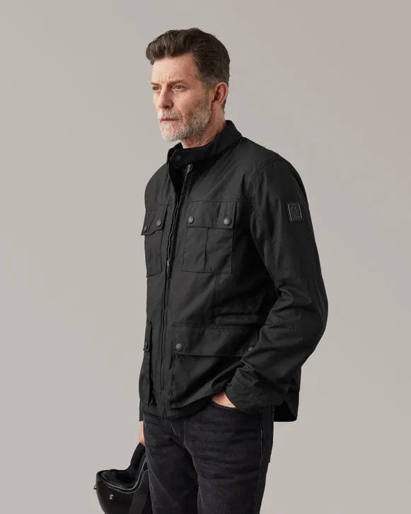 BELSTAFF AIRFLOW MOTORCYCLE JACKET - BLACK