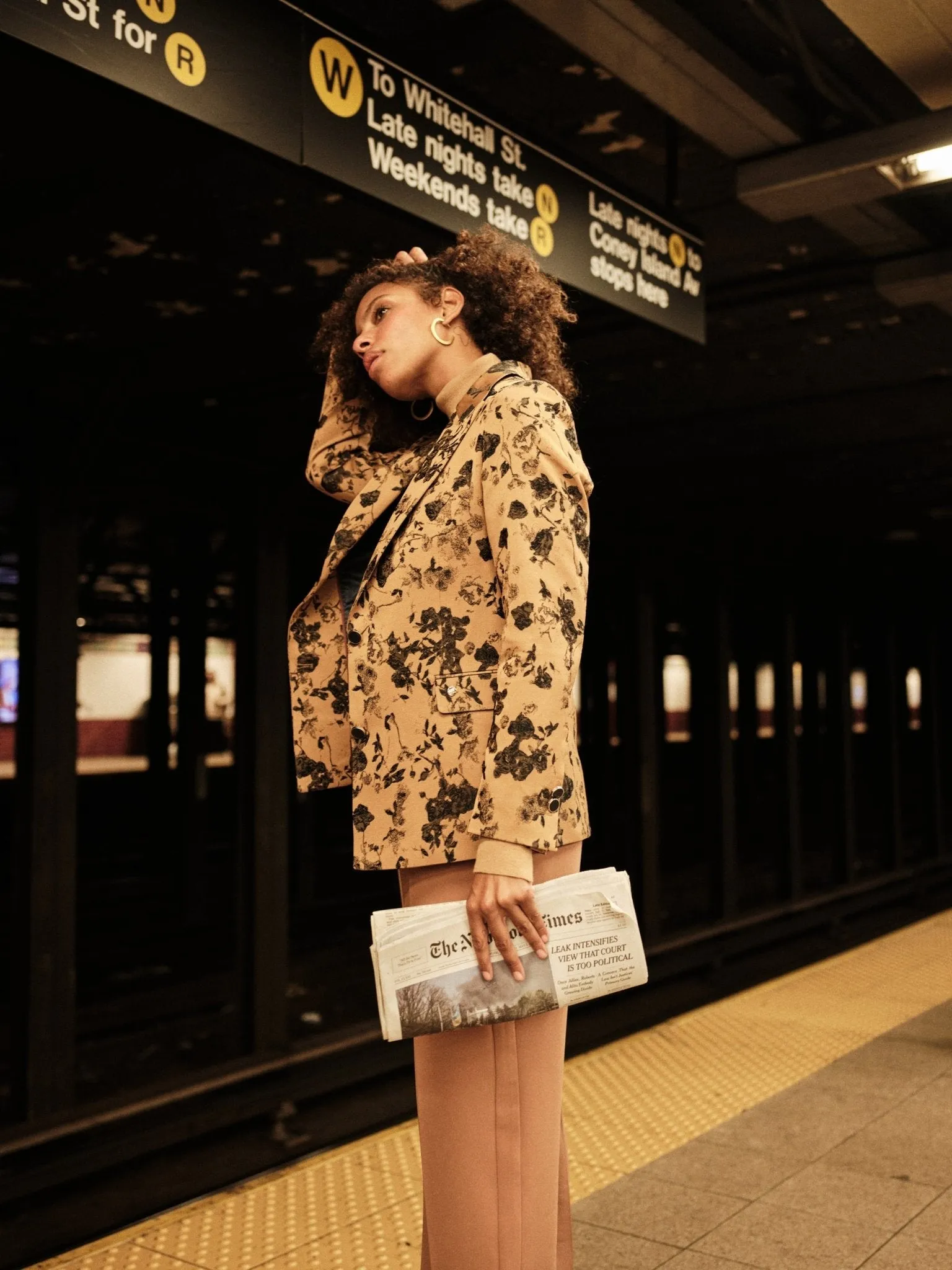 Bine Kalia Jacquard Blazer