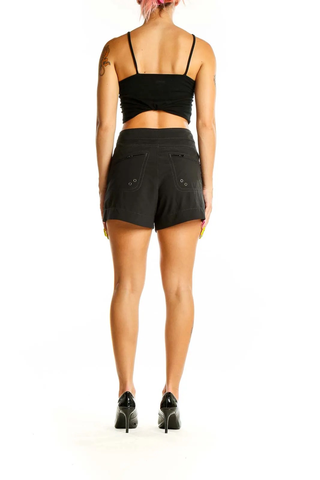 Black Athleta Activewear Shorts