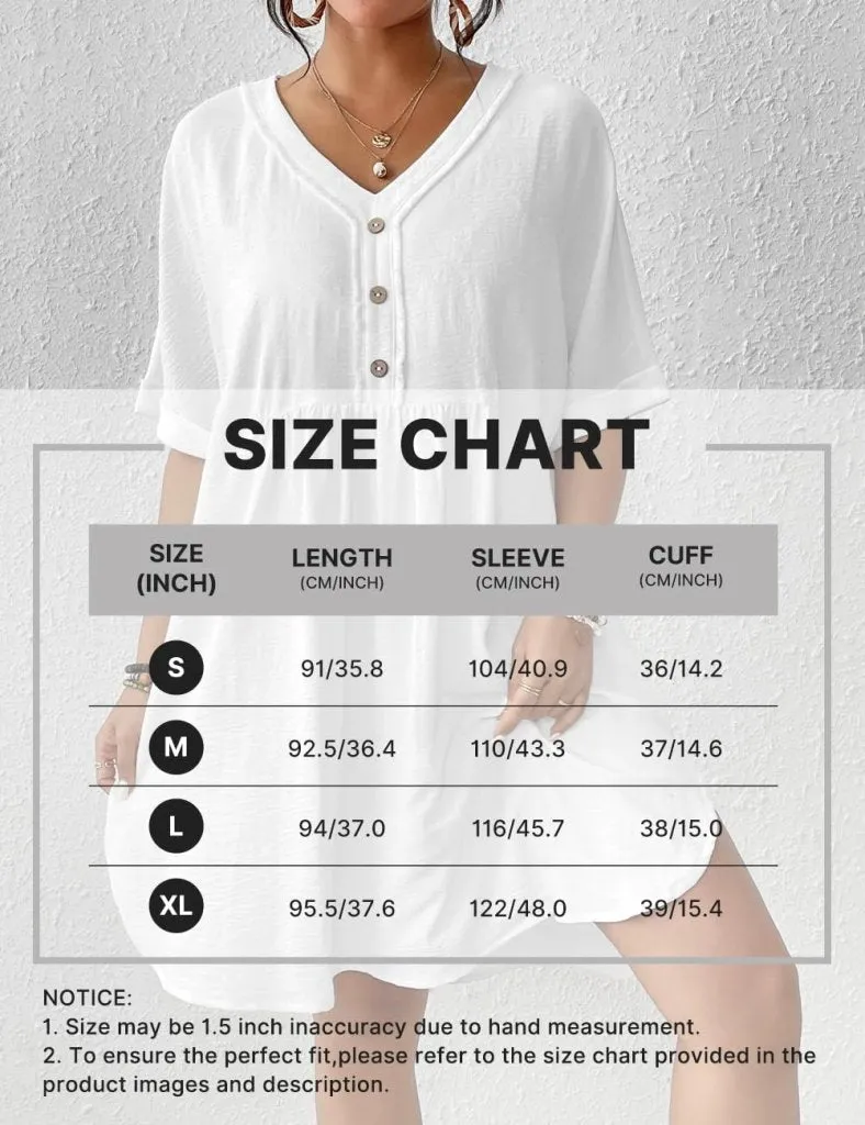 Button Down Bikini  Beach Dress Cover Up