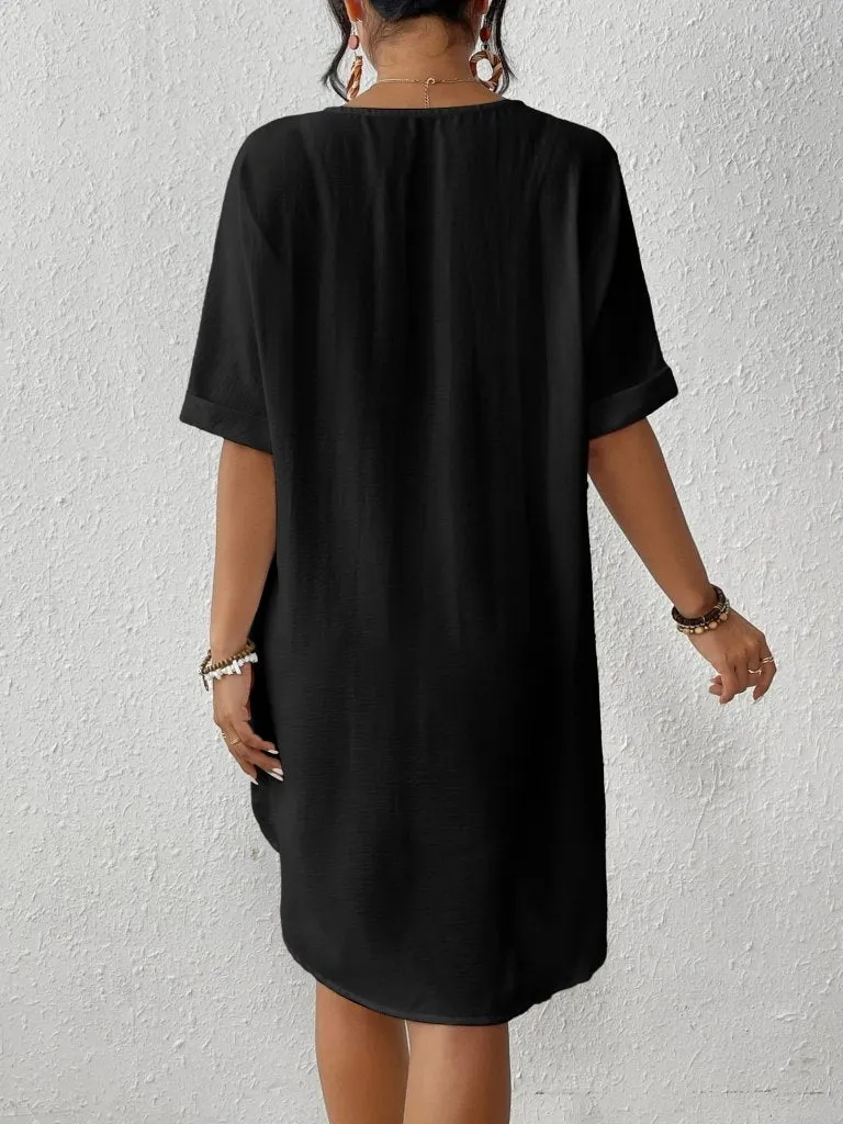 Button Down Bikini  Beach Dress Cover Up