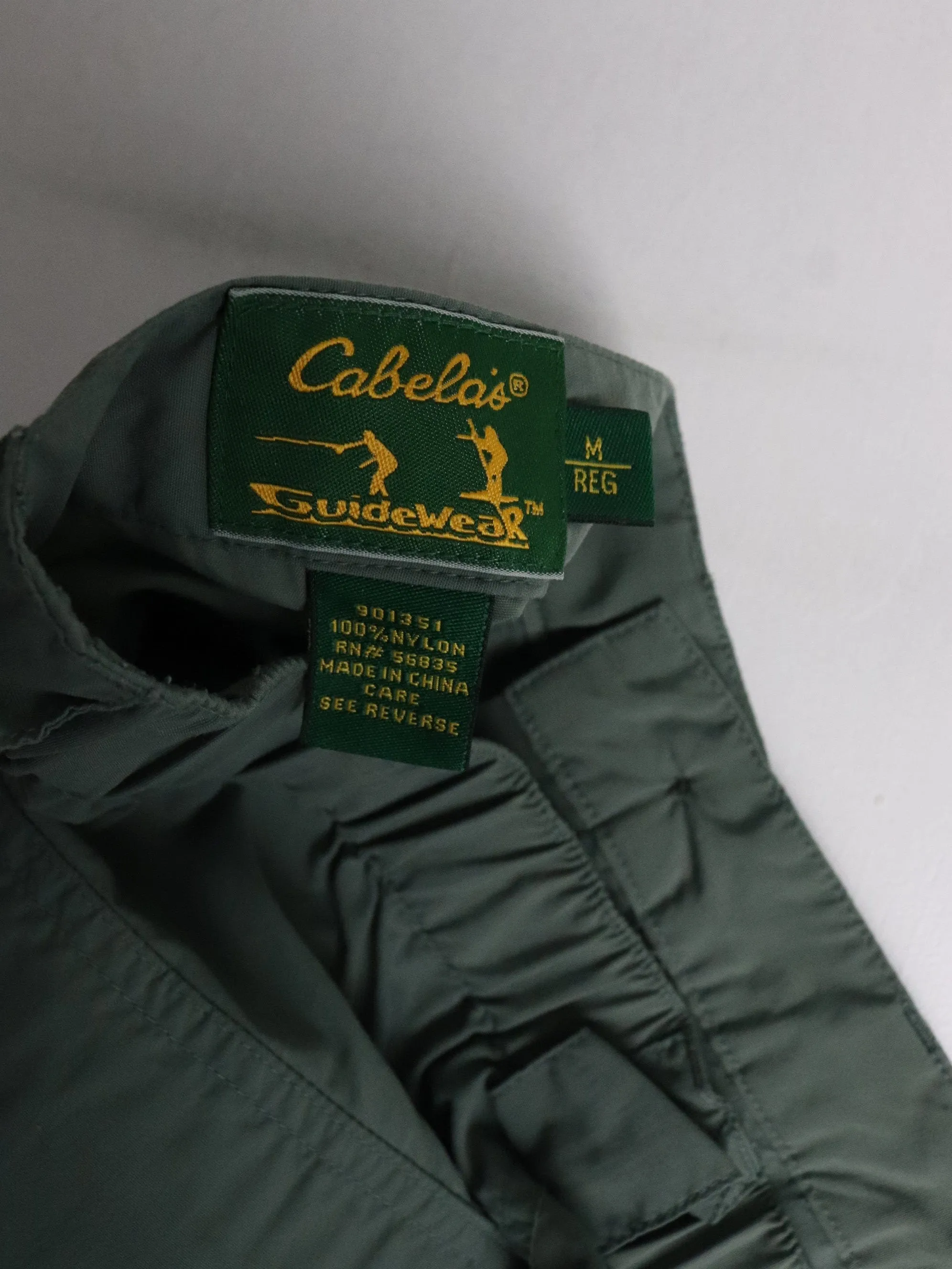 Cabela's Pants Mens Medium Green Convertible