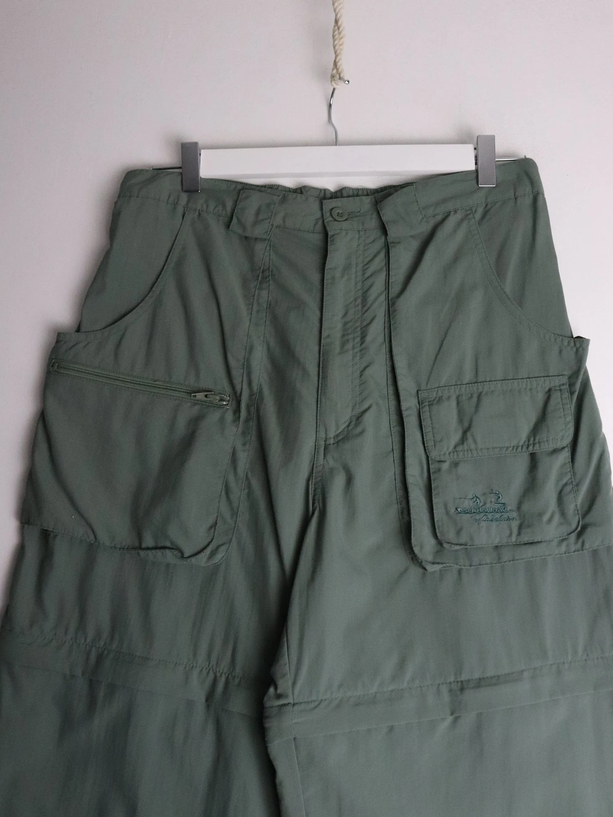 Cabela's Pants Mens Medium Green Convertible