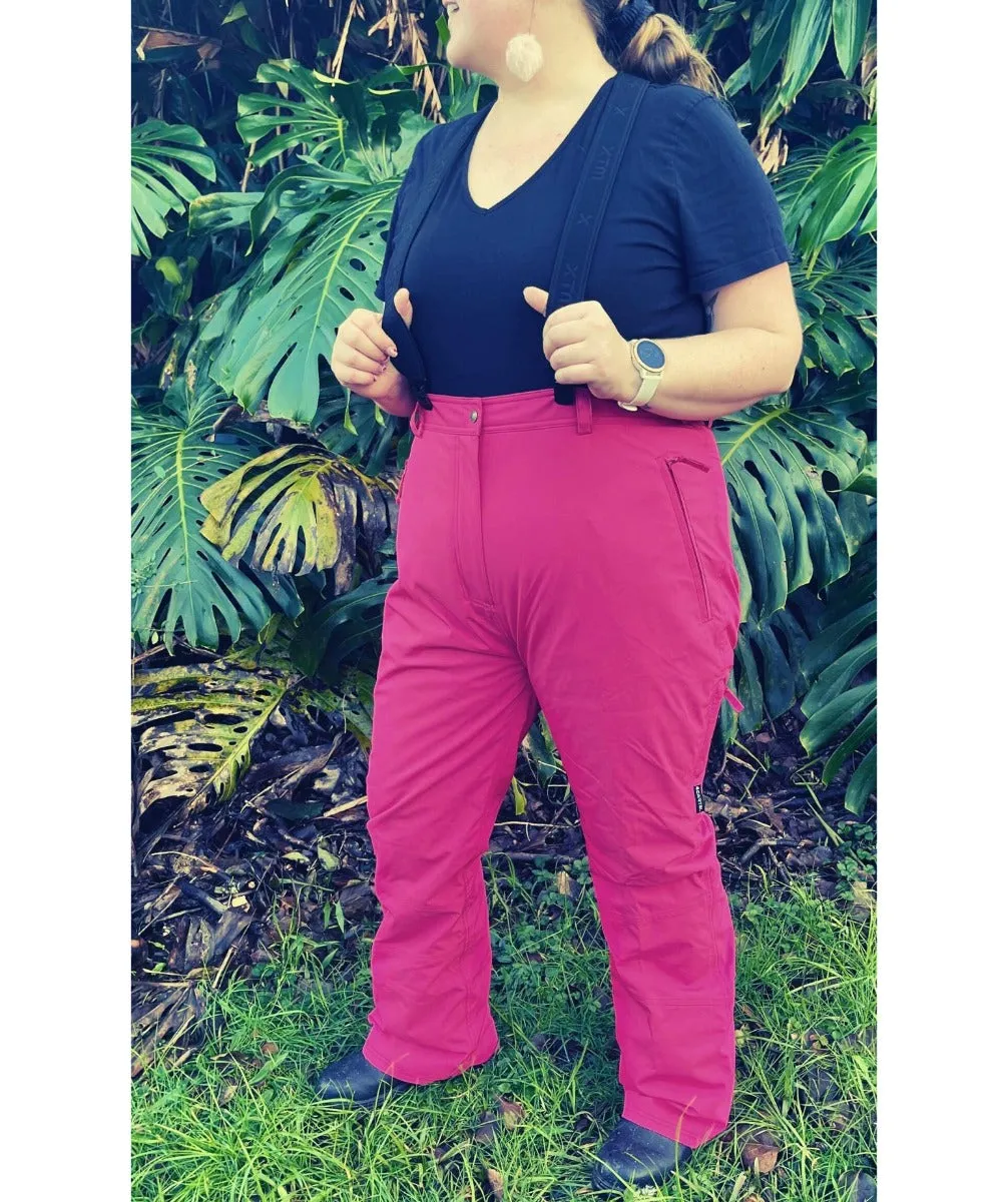 Cartel Canada Stretch Ski Pants Pink Sizes 18-30