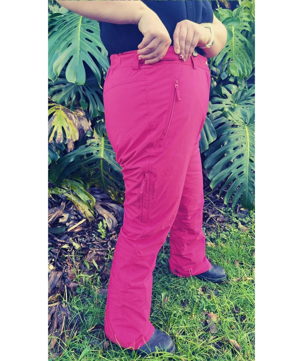 Cartel Canada Stretch Ski Pants Pink Sizes 18-30