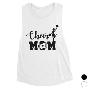 Cheer Mom Womens Muscle Tank Top Mother's Day Gift From Daughter