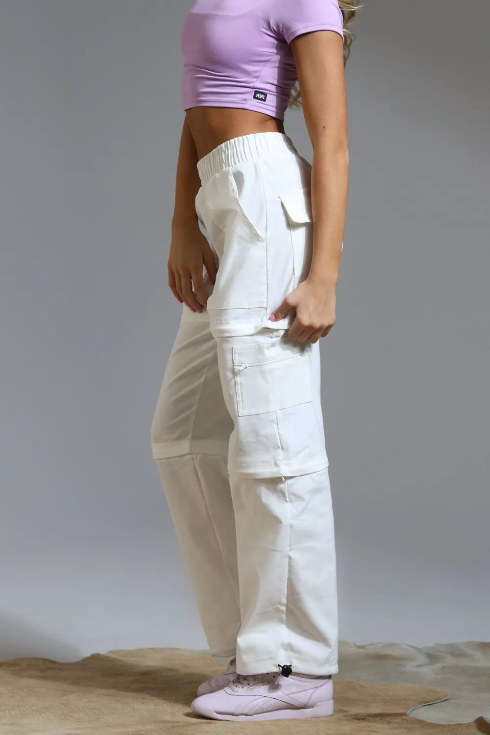 Convertible Recruit Cargo Pants - Ivory