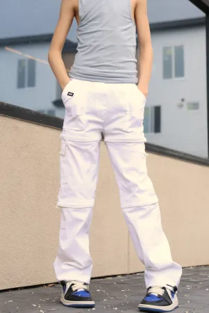 Convertible Recruit Cargo Pants - Ivory