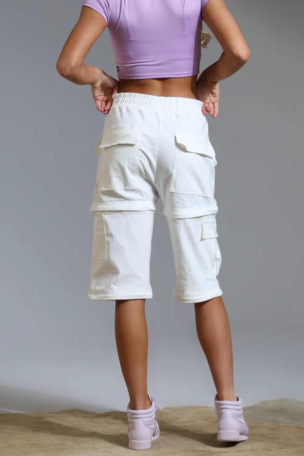 Convertible Recruit Cargo Pants - Ivory