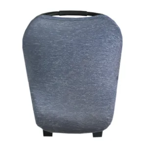 Copper Pearl Knit Car Seat Cover / Denim