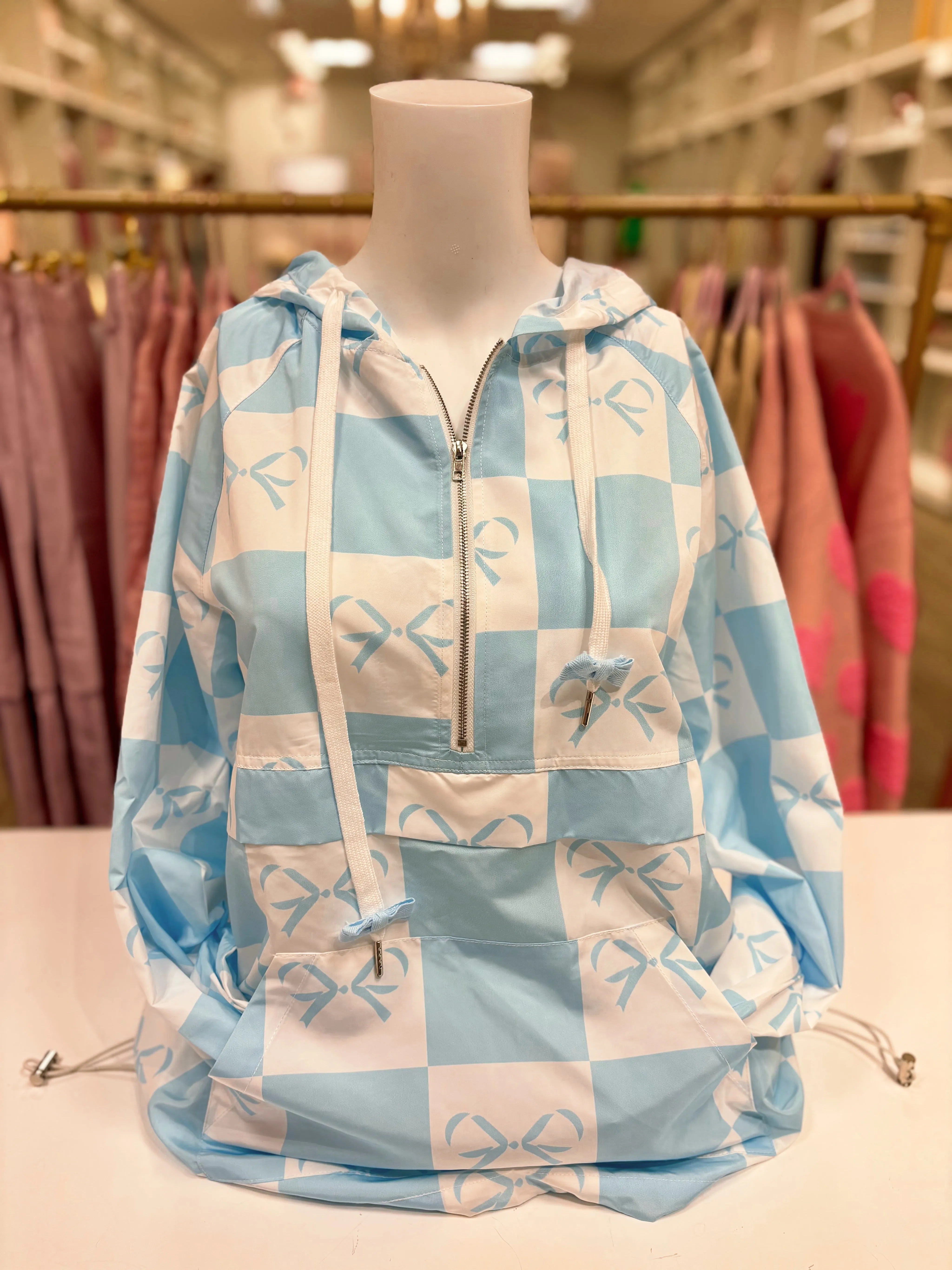 Coquette Checker Ribbon Windbreaker