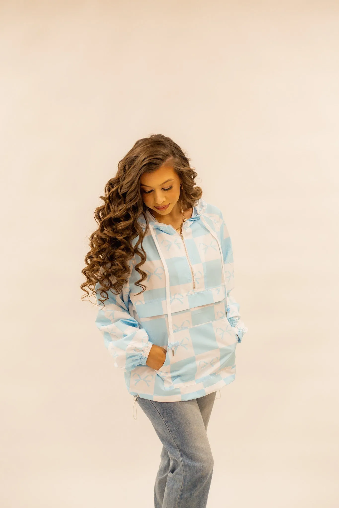 Coquette Checker Ribbon Windbreaker