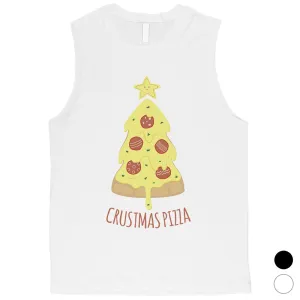 Crustmas Pizza Mens Muscle Shirt