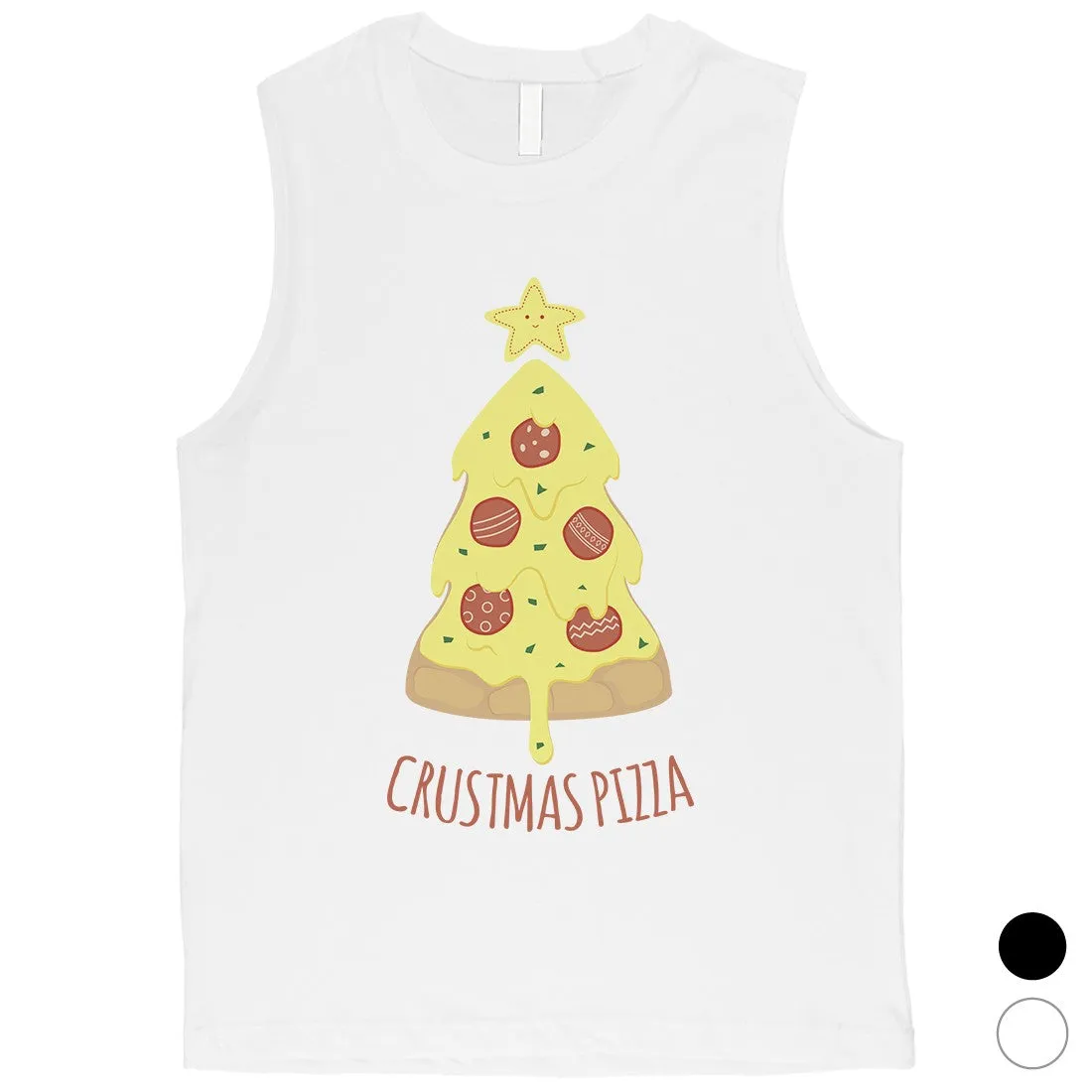 Crustmas Pizza Mens Muscle Shirt