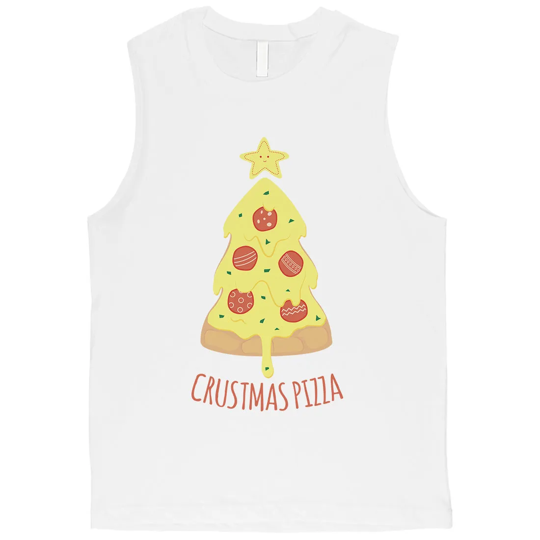 Crustmas Pizza Mens Muscle Shirt