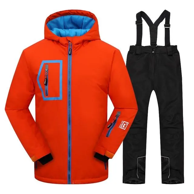 DETECTOR Warm Winter Boys Ski Suit - Kid's