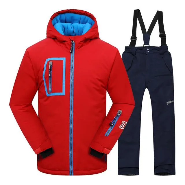 DETECTOR Warm Winter Boys Ski Suit - Kid's