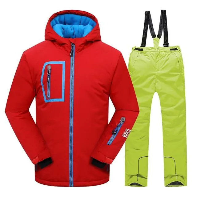 DETECTOR Warm Winter Boys Ski Suit - Kid's