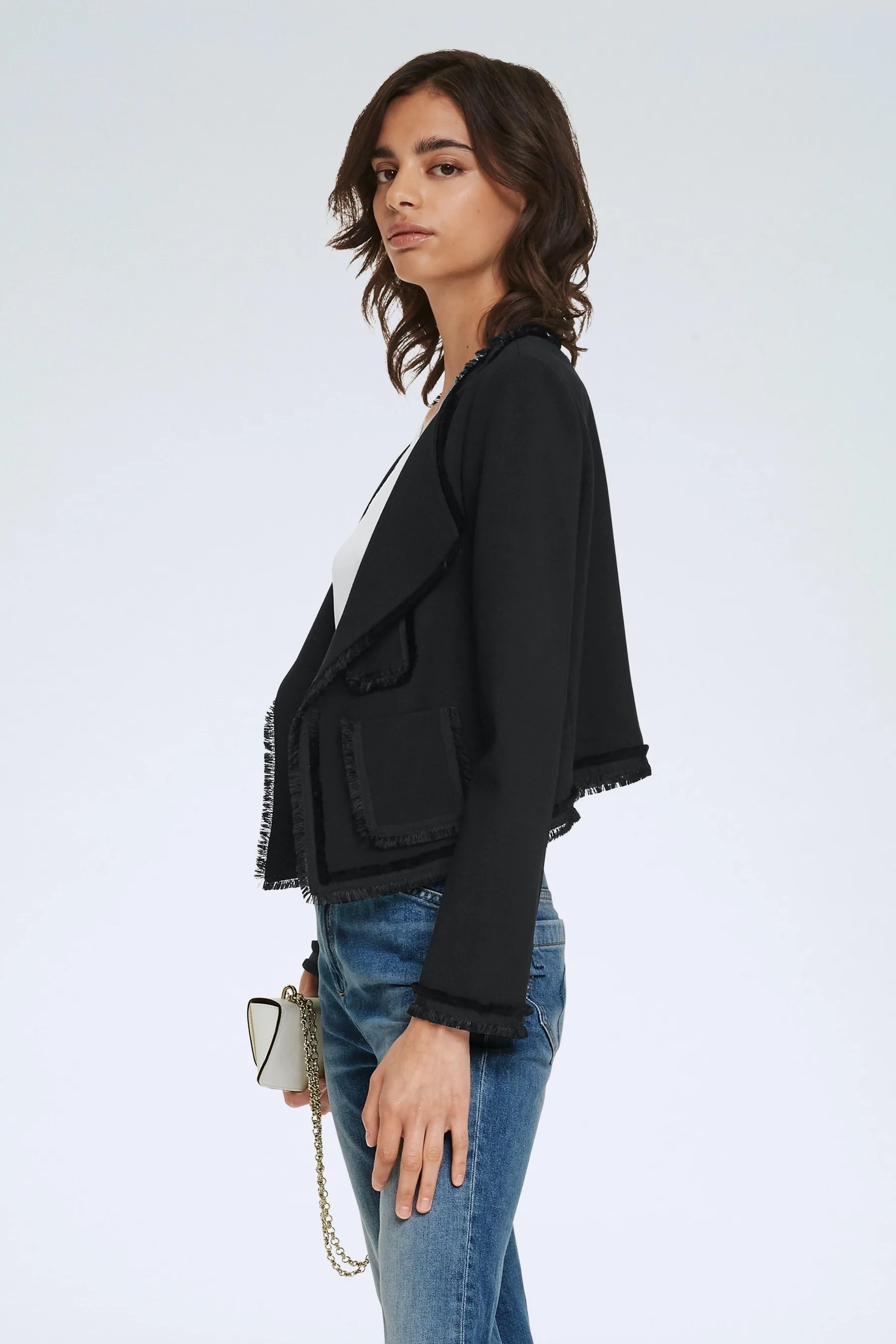 Dorothee Schumacher Emotional Essence Jacket in Pure Black