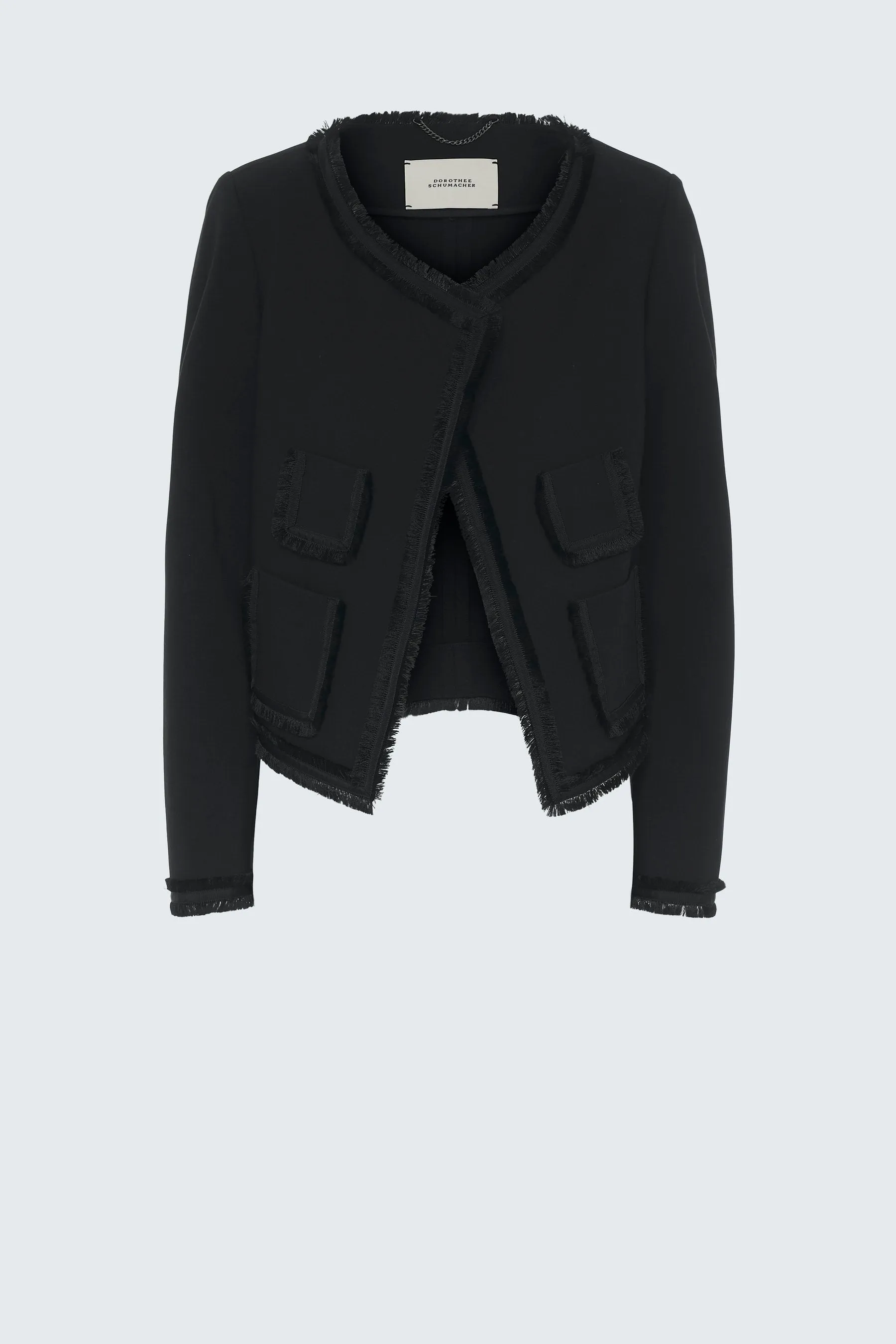 Dorothee Schumacher Emotional Essence Jacket in Pure Black