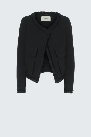 Dorothee Schumacher Emotional Essence Jacket in Pure Black