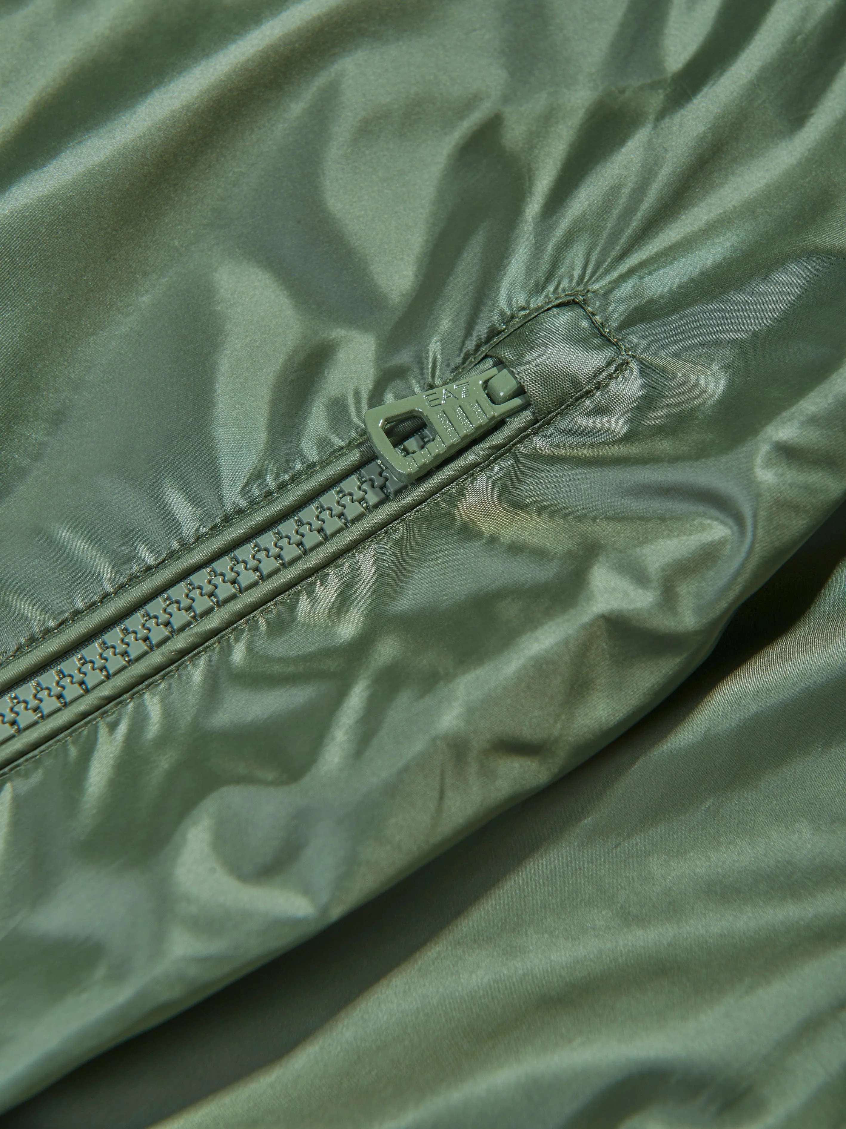 EA7 Emporio Armani Boys Logo Windbreaker in Green