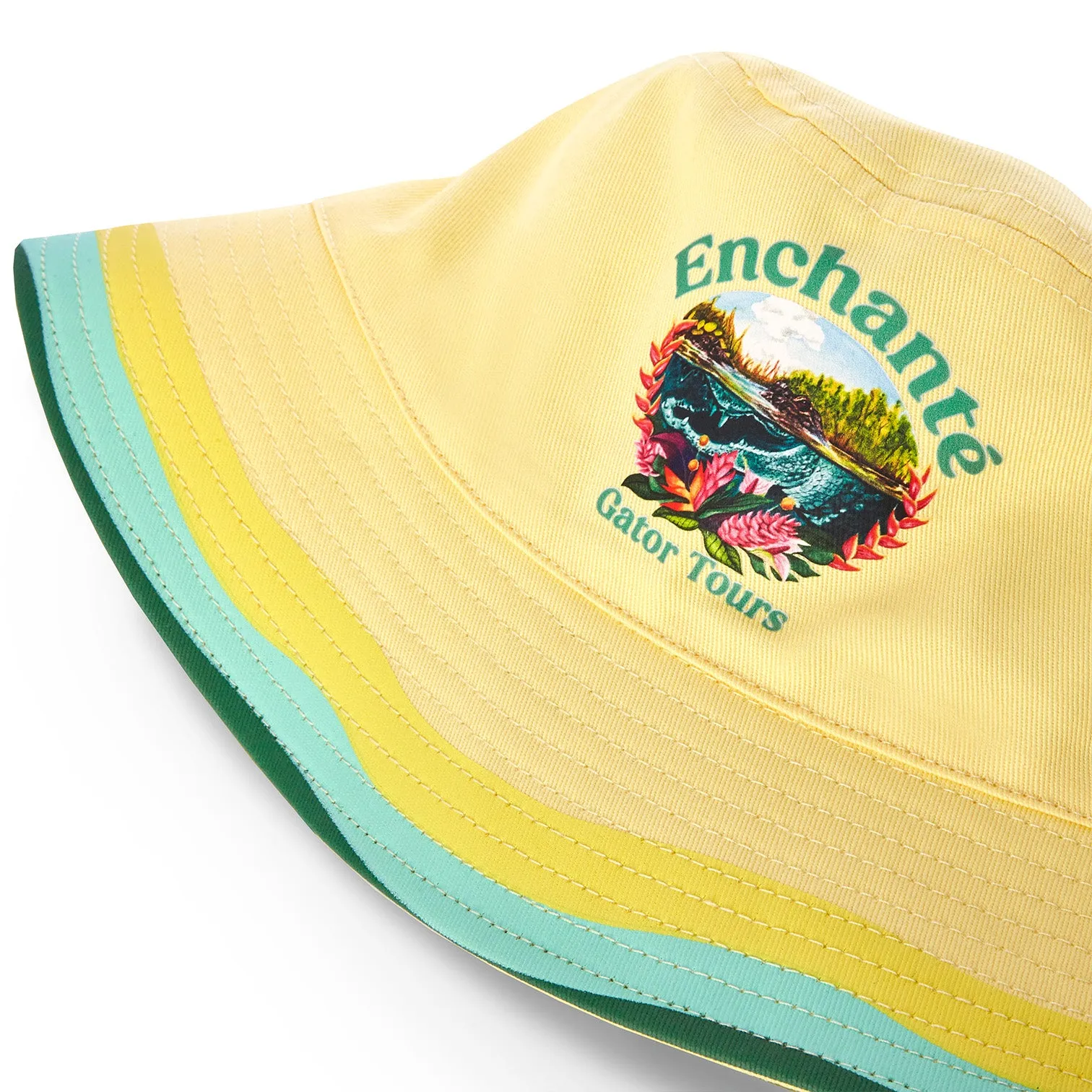 Enchanté Gator Tours Bucket Hat | Yellow