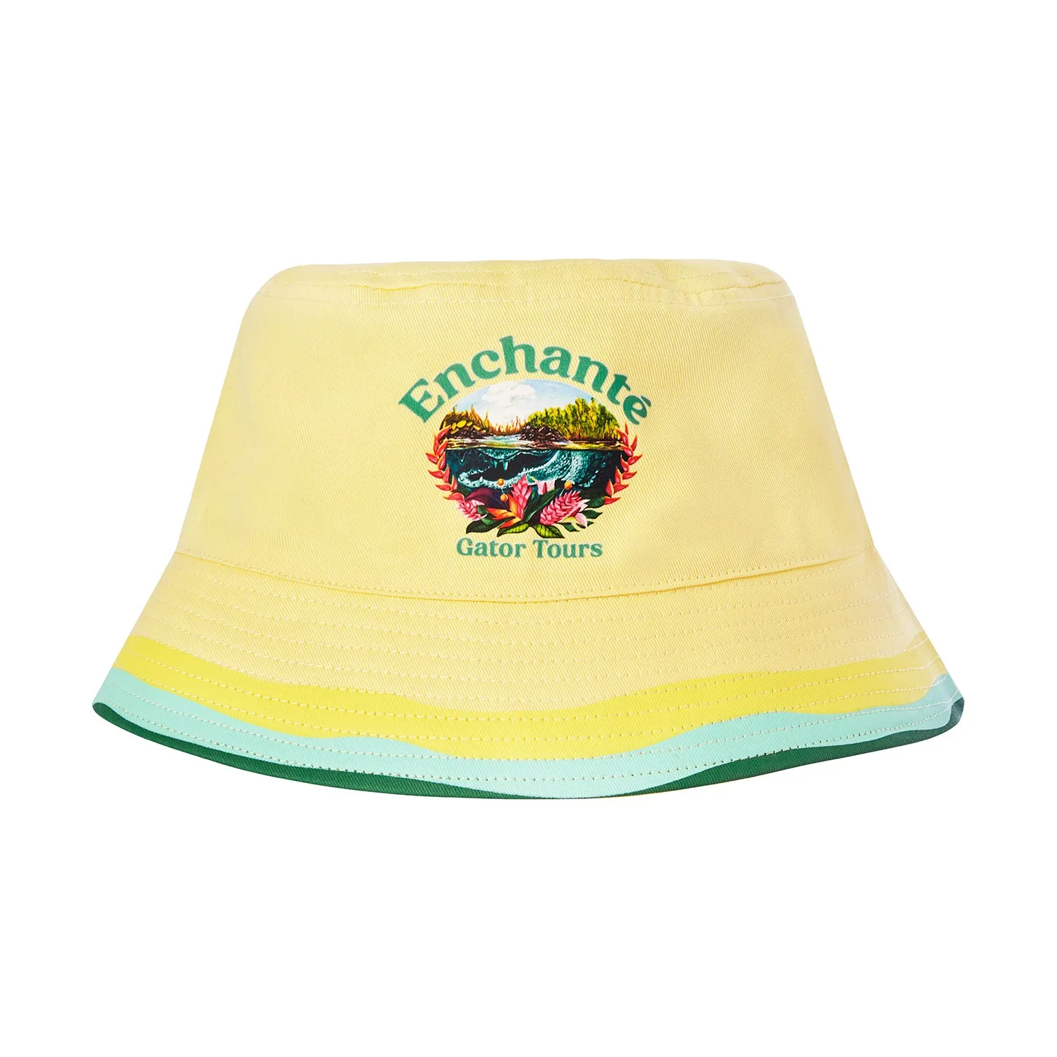 Enchanté Gator Tours Bucket Hat | Yellow