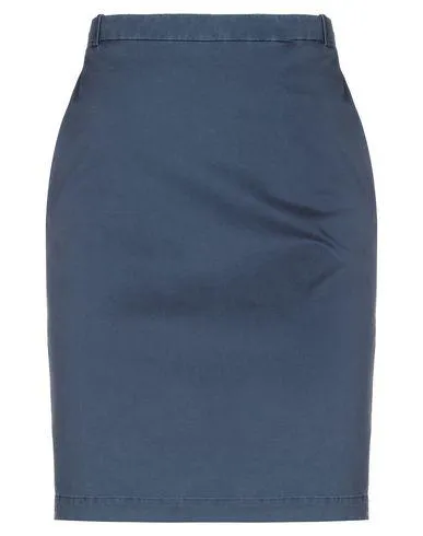 Fabiana Filippi Women Knee length skirt Slate blue 10 UK