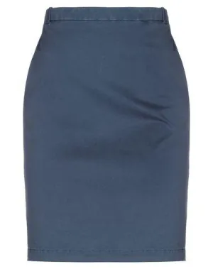Fabiana Filippi Women Knee length skirt Slate blue 10 UK