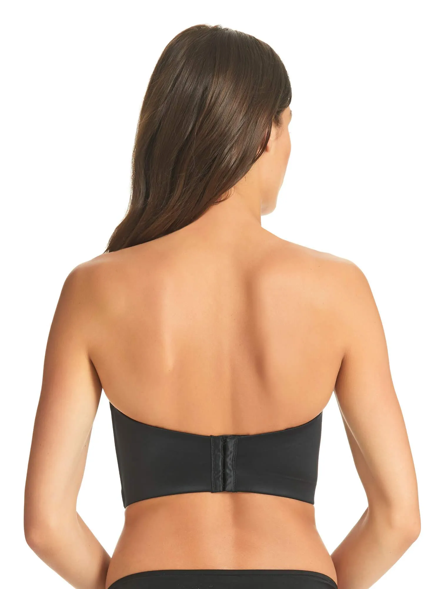 Finelines Refined Strapless Plunge Bustier - Black
