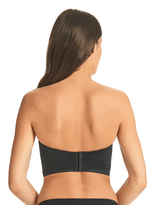 Finelines Refined Strapless Plunge Bustier - Black