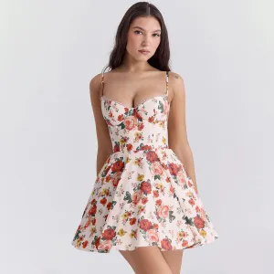 Floral A Line Flare Dress