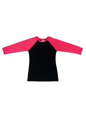 Fuchsia Sleeve Rashguard Swim Top
