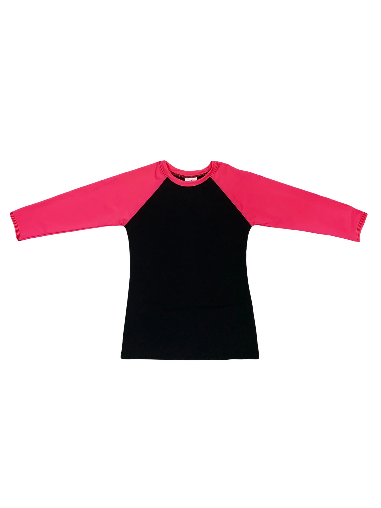 Fuchsia Sleeve Rashguard Swim Top