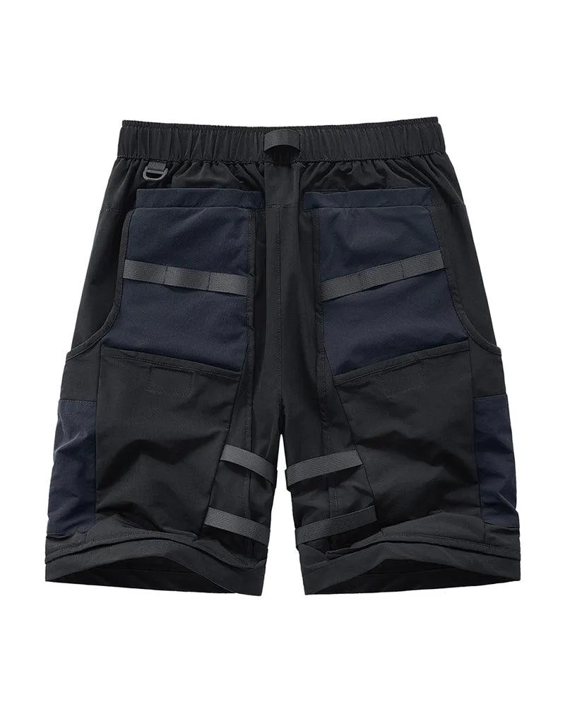 Functional Multi-pockets Quick-drying Cargo Shorts
