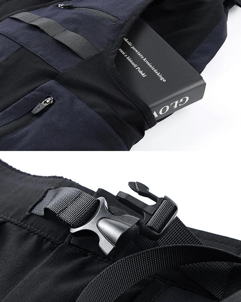 Functional Multi-pockets Quick-drying Cargo Shorts