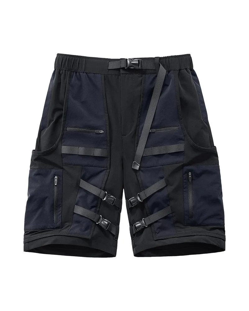 Functional Multi-pockets Quick-drying Cargo Shorts